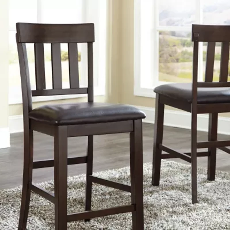 Signature Design by Ashley® Towson Set of 2 Counter Height Upholstered Bar Stools