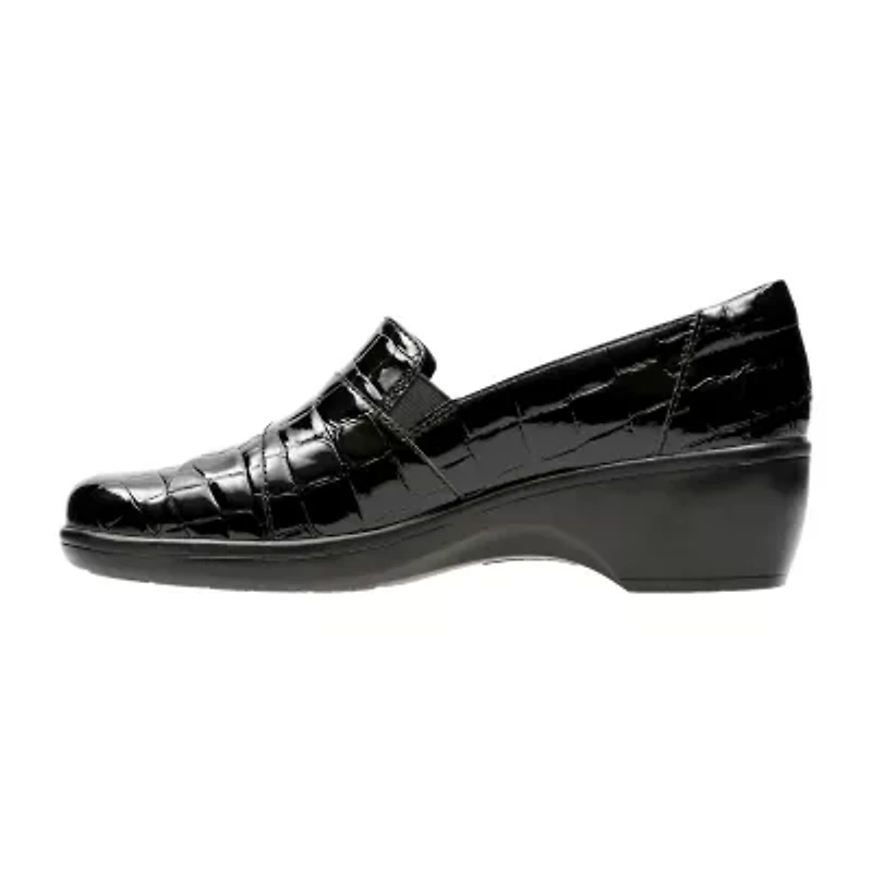 Clarks May Marigold Womens Cap Closed Toe Slip-On Shoe