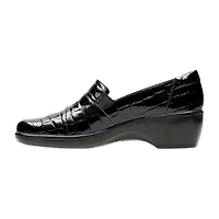 Clarks May Marigold Womens Cap Closed Toe Slip-On Shoe