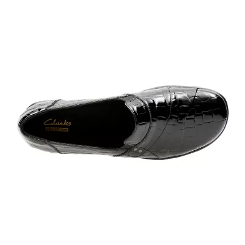 Clarks May Marigold Womens Cap Closed Toe Slip-On Shoe