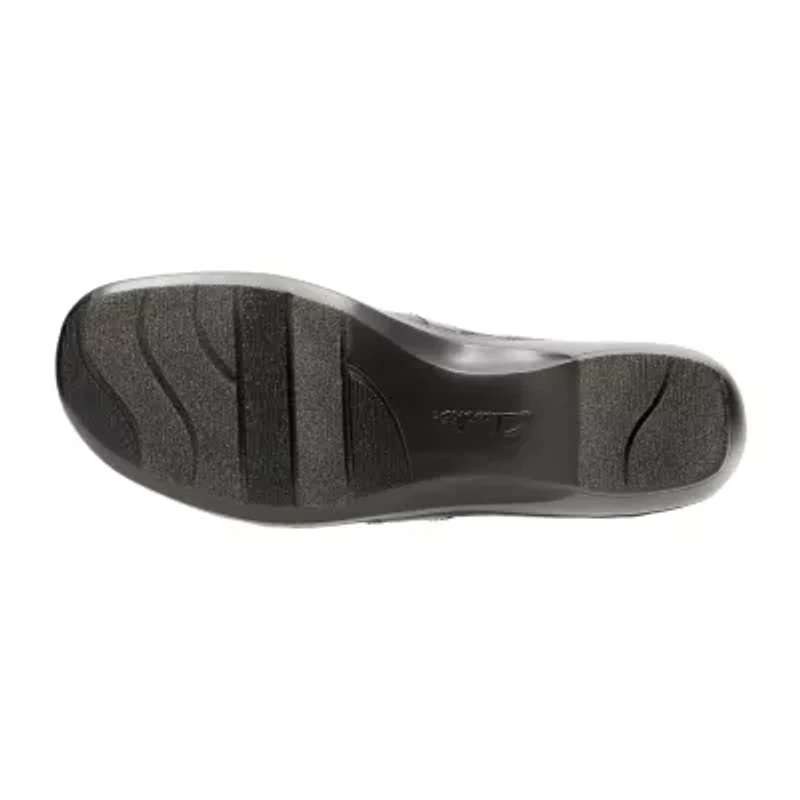 Clarks May Marigold Womens Cap Closed Toe Slip-On Shoe