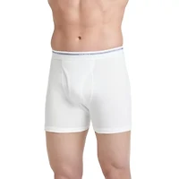 Jockey Classics Cotton Full-Rise Mens 3 Pack Boxer Briefs 9977