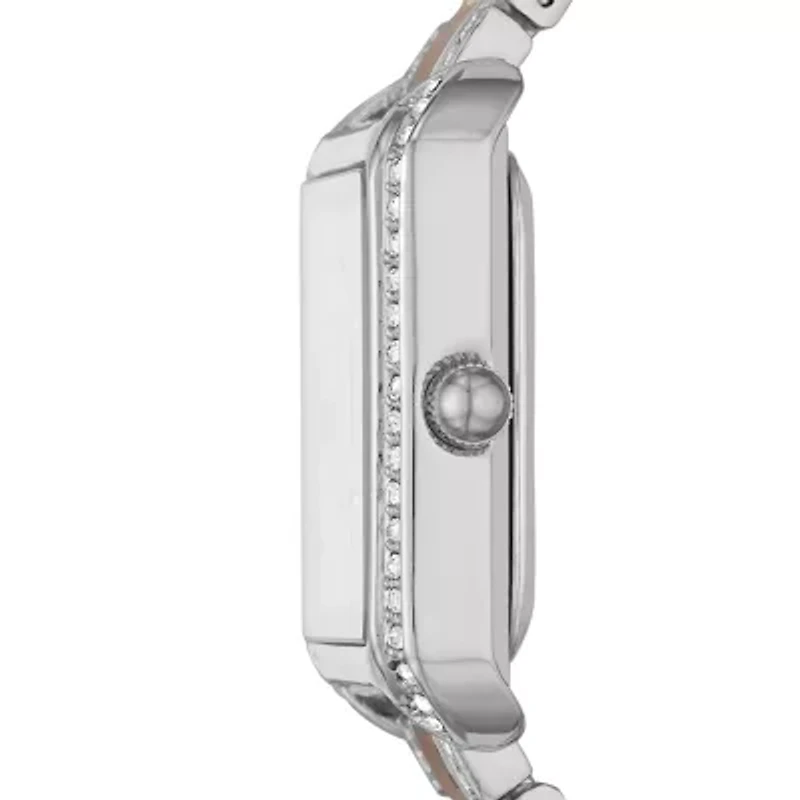 Liz Claiborne Womens Crystal Accent Two Tone Bracelet Watch Lc1382t