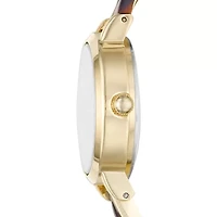 Liz Claiborne Womens Crystal Accent Multicolor Bangle Watch Lc1386t