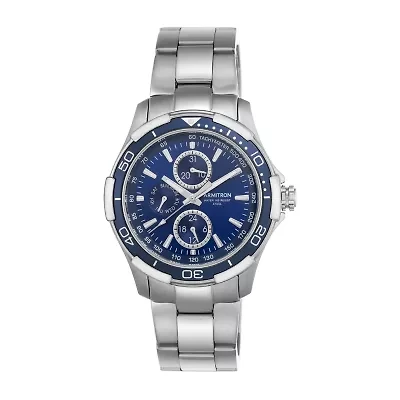 Armitron All Sport Mens Multi-Function Silver Tone Stainless Steel Strap Watch 20/4677blsv