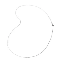 Silver Reflections Pure Over Brass 16-30" Chain Necklace
