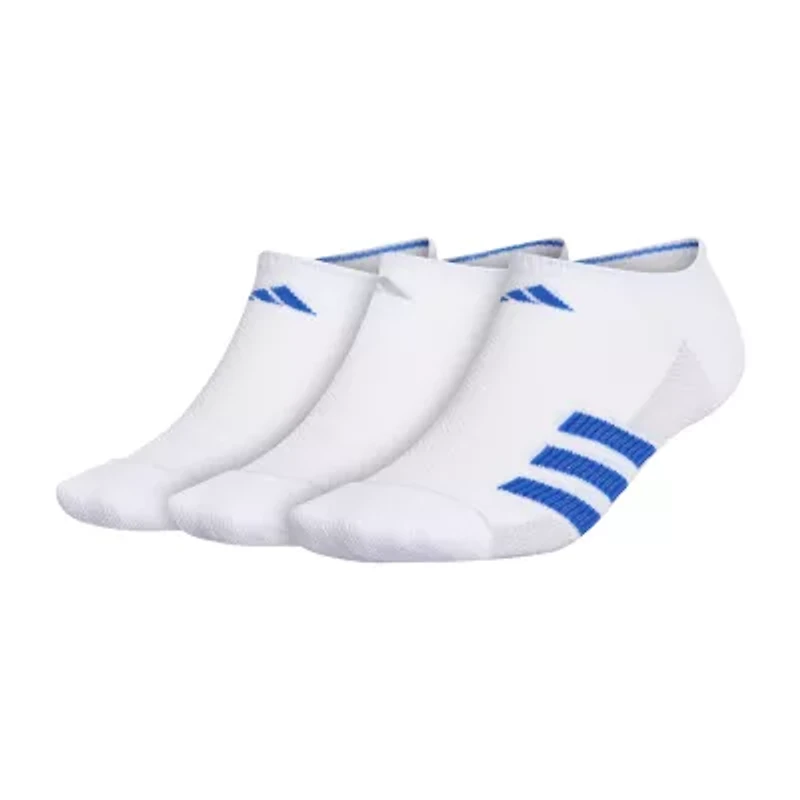 adidas Mens 3 Pair No Show Socks