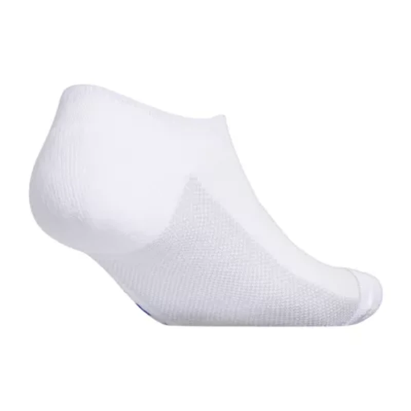 adidas Mens 3 Pair No Show Socks