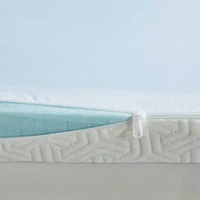 Sleep Philosophy 2" Gel Memory Foam Mattress Topper with 3M Cover