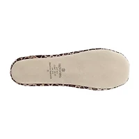 Isotoner Satin Womens Ballerina Slippers