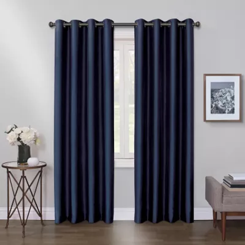 Max Blackout Mystique Grommet Top 100% Single Curtain Panel