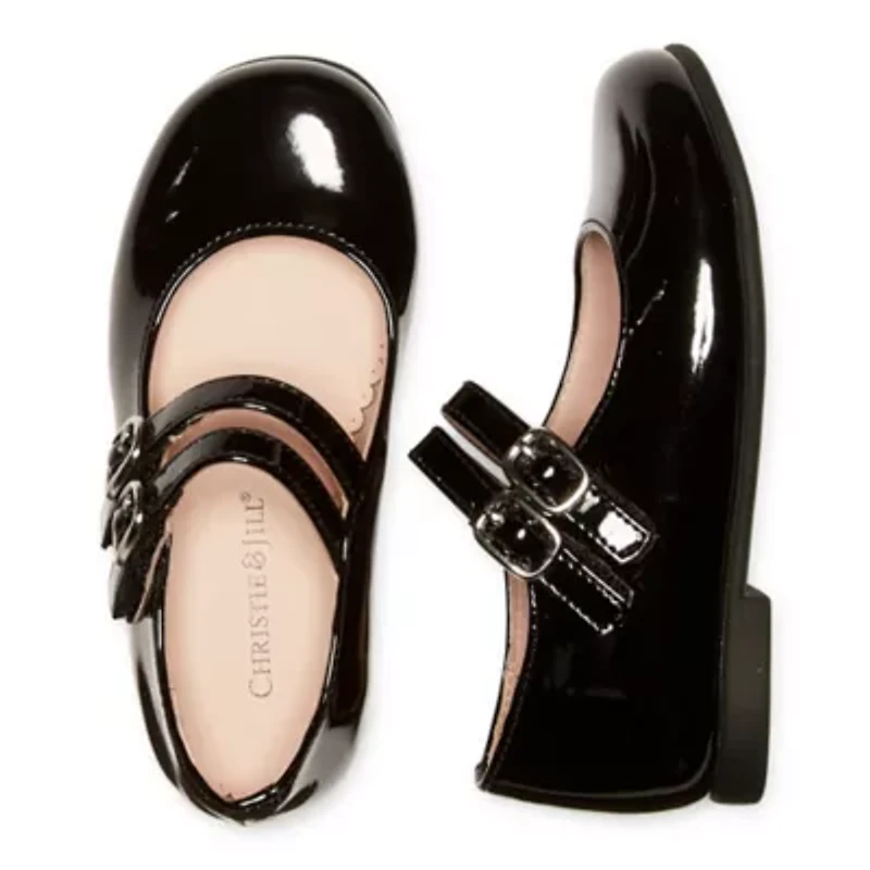 Christie & Jill Lil Dahlia Toddler Girls Closed Toe Mary Jane Shoes