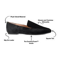 Journee Collection Silas Womens Square Closed Toe Loafers