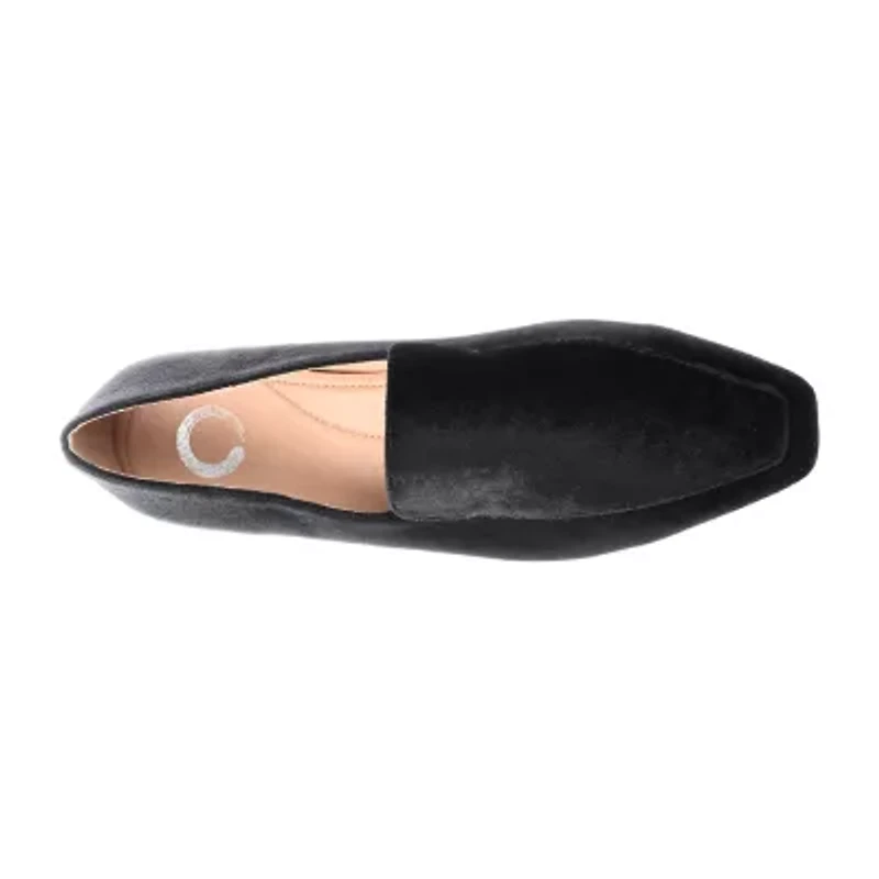 Journee Collection Silas Womens Square Closed Toe Loafers