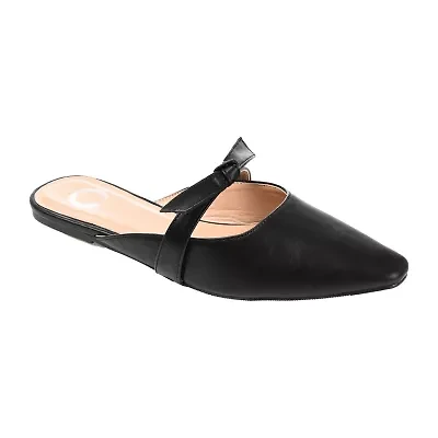 Journee Collection Missie Womens Square Closed Toe Mules