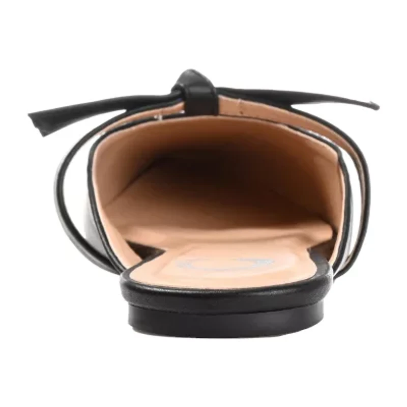 Journee Collection Missie Womens Square Closed Toe Mules