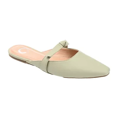 Journee Collection Missie Womens Square Closed Toe Mules