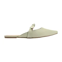 Journee Collection Missie Womens Square Closed Toe Mules
