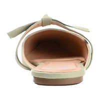 Journee Collection Missie Womens Square Closed Toe Mules