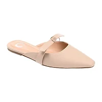 Journee Collection Missie Womens Square Closed Toe Mules
