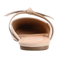 Journee Collection Missie Womens Square Closed Toe Mules