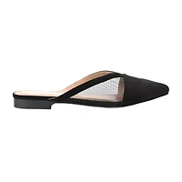 Journee Collection Reeo Womens Round Closed Toe Mules