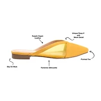 Journee Collection Reeo Womens Round Closed Toe Mules