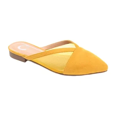 Journee Collection Reeo Womens Round Closed Toe Mules