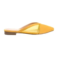 Journee Collection Reeo Womens Round Closed Toe Mules