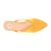 Journee Collection Reeo Womens Round Closed Toe Mules