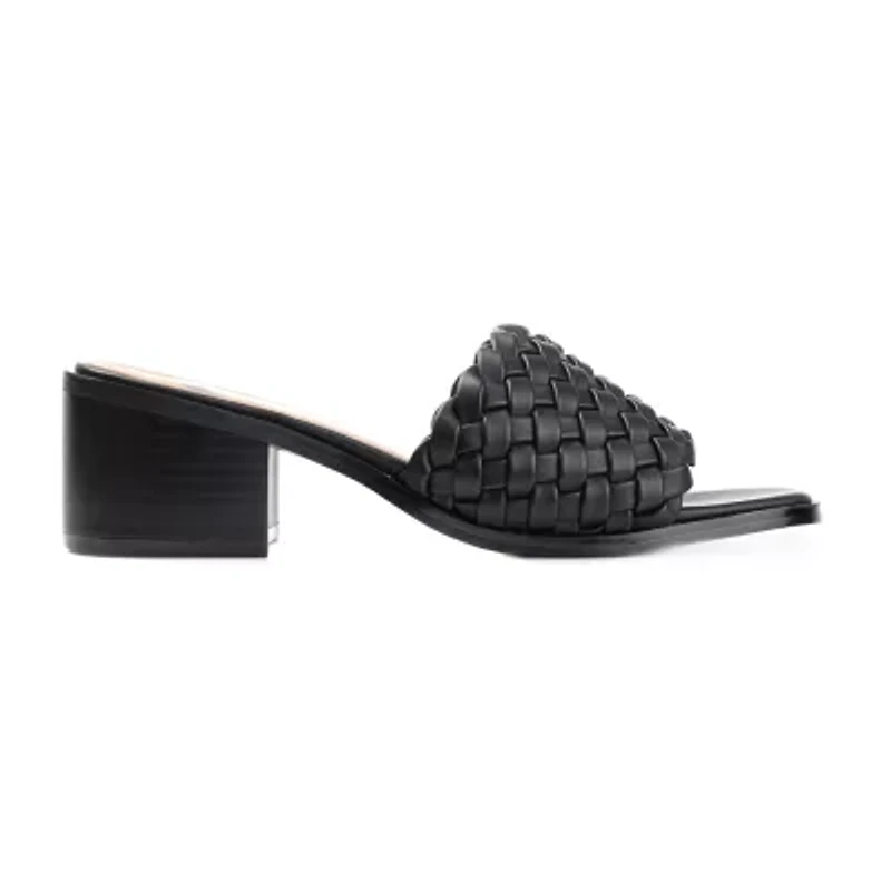 Journee Collection Fylicia Womens Round Mules