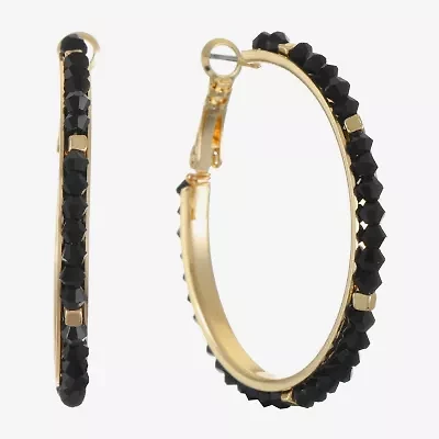 Mixit Womens 43mm Hypoallergenic Hoop Earrings