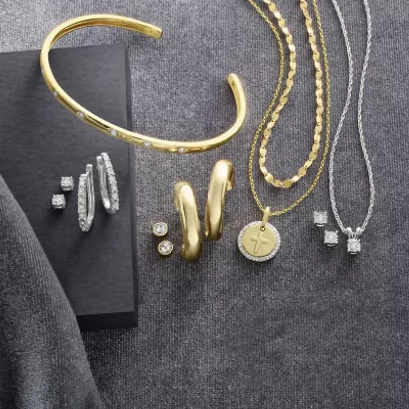 YES, PLEASE! 2-pc. Diamond-Accent Necklace Set in 14K Gold Over Silver