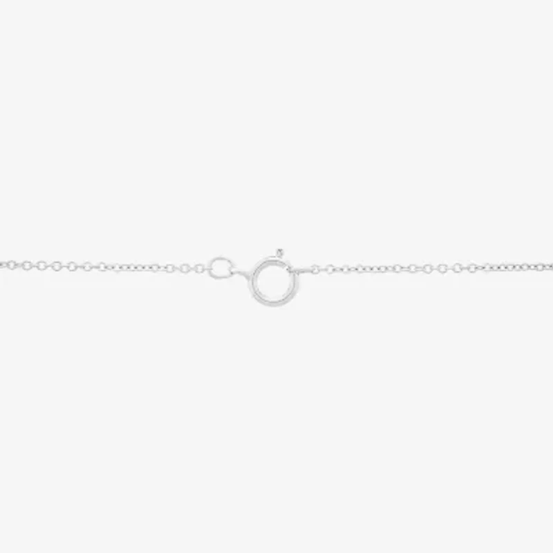 Limited Quantities! Womens Lab Created Multi Color Crystal Sterling Silver 18 Inch Pendant Necklace