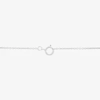 Limited Quantities! Womens Lab Created Multi Color Crystal Sterling Silver 18 Inch Pendant Necklace