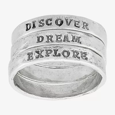 Limited Quantities! Womens Sterling Silver Stackable Ring