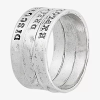 Limited Quantities! Womens Sterling Silver Stackable Ring