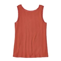 Thereabouts Rib Little & Big Kid Girls Scoop Neck Sleeveless Tank Top