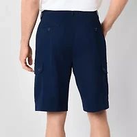 St. John's Bay Mens 10" Mid Rise Stretch Fabric Cargo Short