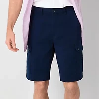 St. John's Bay Mens 10" Mid Rise Stretch Fabric Cargo Short
