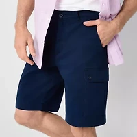 St. John's Bay Mens 10" Mid Rise Stretch Fabric Cargo Short