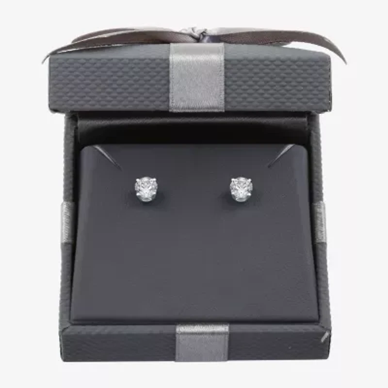 Ever Star (G / VS2) 1 CT. T.W. Lab Grown White Diamond 14K Gold 5.2mm Round Stud Earrings