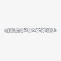 G-H / Si2-I1) Womens 1/2 CT. T.W. Lab Grown White Diamond 10K Gold Band