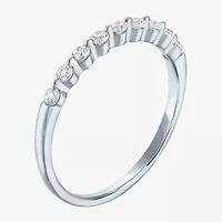 G-H / Si2-I1) Womens 1/2 CT. T.W. Lab Grown White Diamond 10K Gold Band