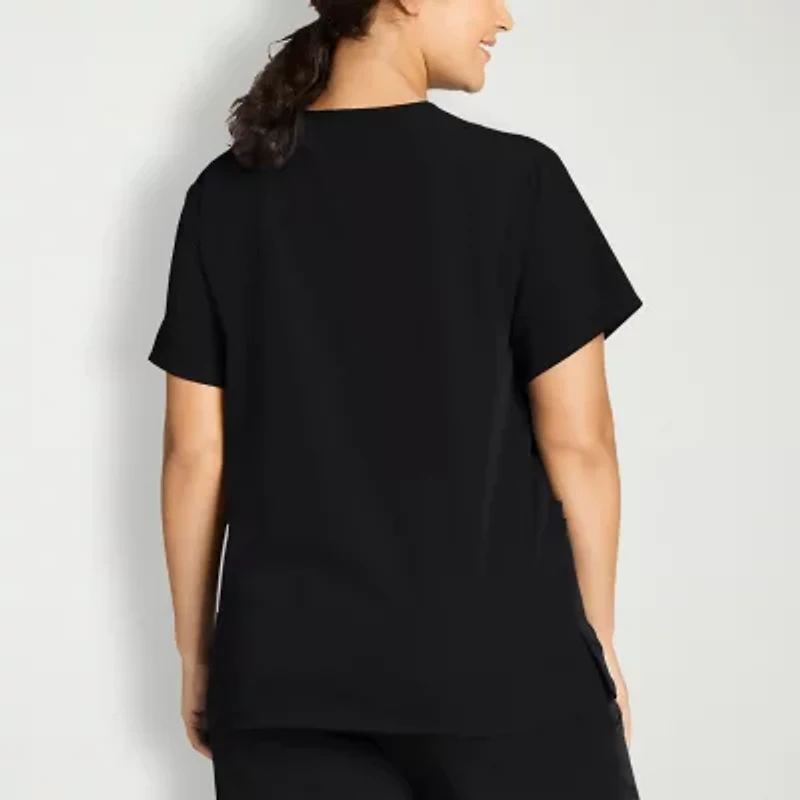 Jockey 2371 Unisex Adult Big V Neck Short Sleeve Stretch Fabric Scrub Top