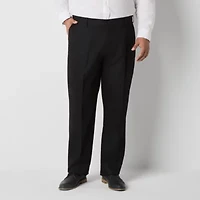 Dockers Signature Iron Free Khaki With Stain Defender Mens Comfort Waistband Classic Fit Big and Tall Flat Front Pant