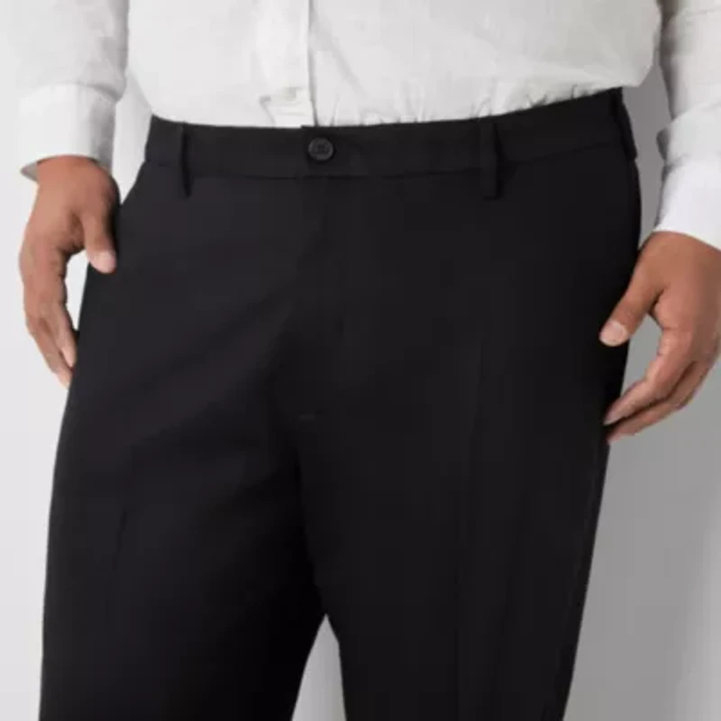 Dockers Signature Iron Free Khaki With Stain Defender Mens Comfort Waistband Classic Fit Big and Tall Flat Front Pant