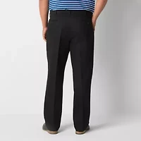 Dockers Signature Iron Free Khaki With Stain Defender Mens Comfort Waistband Classic Fit Big and Tall Pleated Pant
