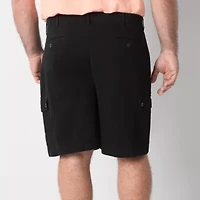 St. John's Bay Comfort Waist 10" & 11"  Mens Big and Tall Stretch Fabric Cargo Short