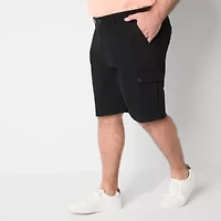 St. John's Bay Comfort Waist 10" & 11"  Mens Big and Tall Stretch Fabric Cargo Short